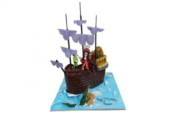 Captain Hook and Peter Pan Ship